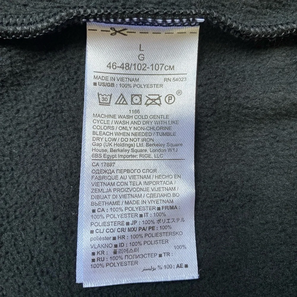 Banana Republic Men’s Fleece Quarter-Zip Sweatshirt Size L